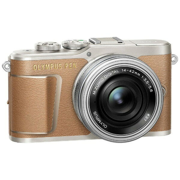 OLYMPUS ミラーレス一眼 E-PL9 14-42 EZ レンズキット BROWN