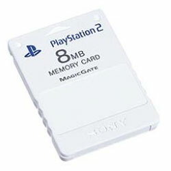 稀少未開封プレイステーション2 専用メモリーカード 8MB  クリスタルホワイト Amazon | Playstation 2 専用メモリーカード(8MB)クリスタル