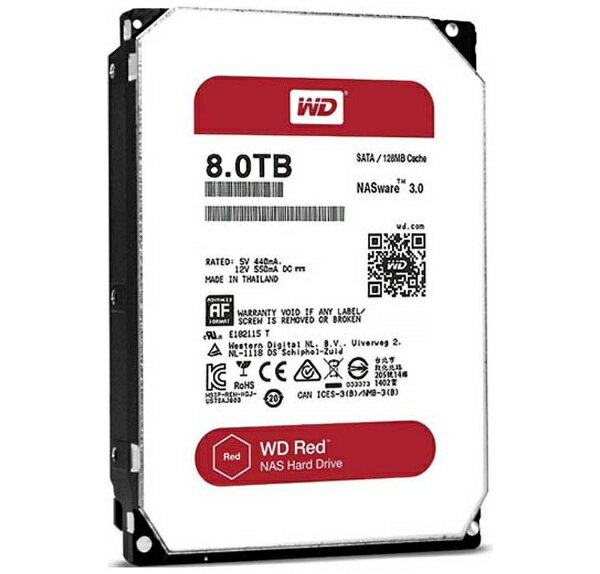 WD 内蔵HDD WD80EFZX