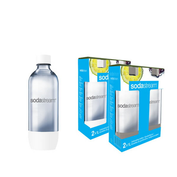 ソーダストリーム 専用ボトル 白 1L 2本