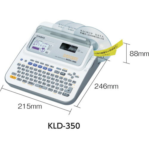 楽天市場】カシオ計算機 CASIO ネームランド KLD-350 | 価格比較