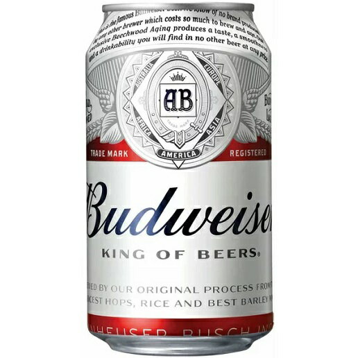 楽天市場】AB InBev Japan(同) バドワイザー 6缶パック 355X6