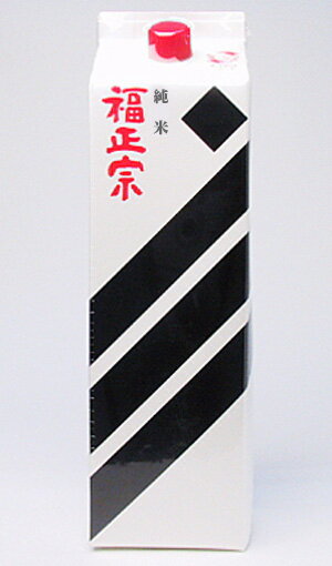 福正宗 純米酒 黒ラベル パック 1.8L