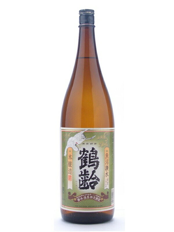 鶴齢 本醸造 1.8L