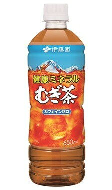 健康ミネラルむぎ茶 PET 650ｍl×24本入箱 伊藤園 ノンカフェイン
