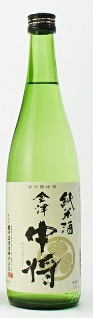 会津中将 純米酒 カートン 720ml