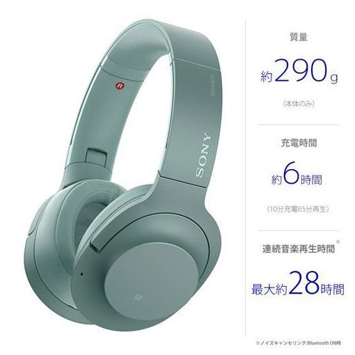 楽天市場】ソニーグループ SONY h.ear on 2 Wireless NC WH-H900N （G