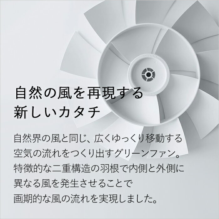 新品 未使用 BRUNO DC ジオメトリックフレームファン ブルーグレー