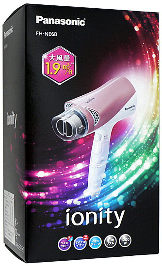 ヘアードライヤー イオニティ ペールピンク調 EH-NE68-PP(1台)
