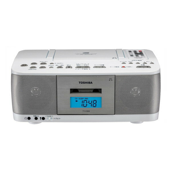 TOSHIBA CDラジオカセットレコーダー TY-CDK9(W)