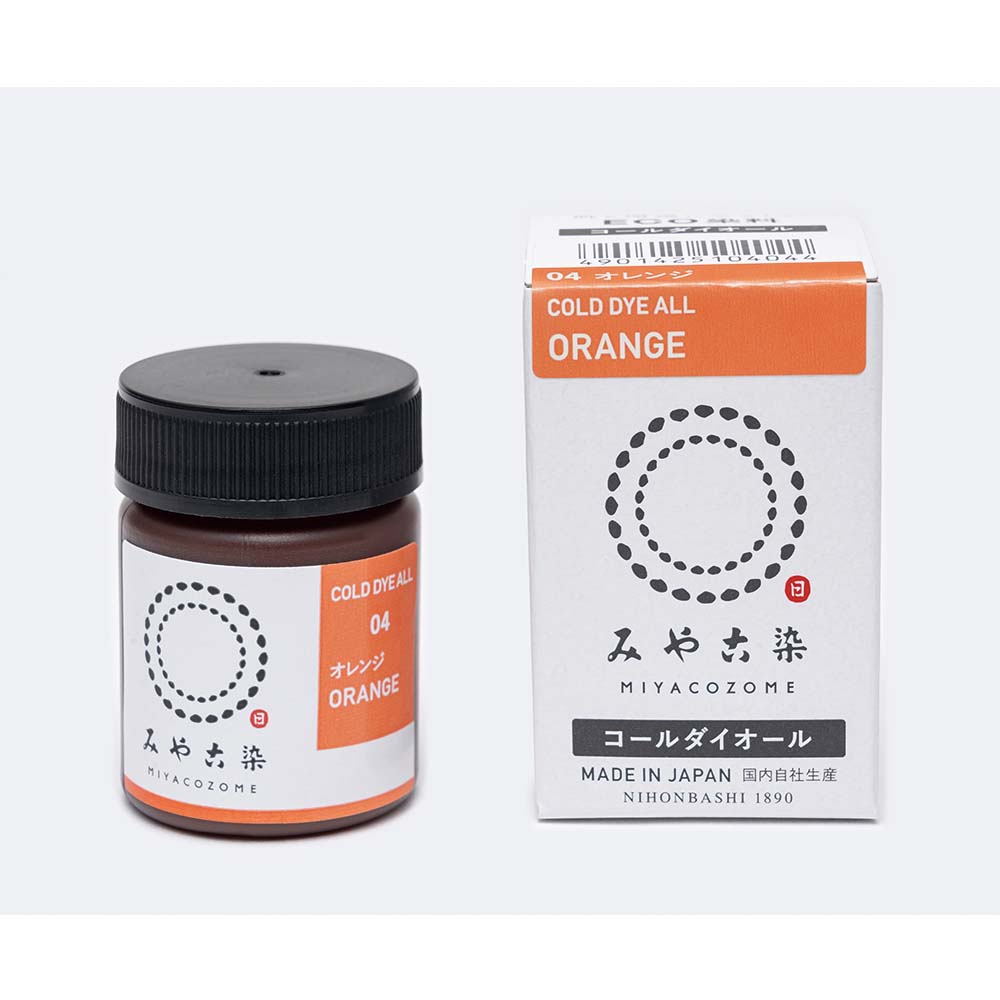 みや古染のECO染料 コールダイオール No.4 オレンジ(1本入)