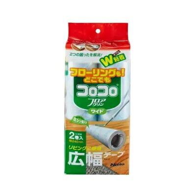 ニトムズ スペアテープ コロコロ フロアクリン ワイド 2巻入