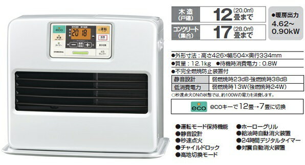 コロナストーブ FH-WX5714BY ファンヒーター 楽天市場】コロナ CORONA 石油ファンヒーター FH-WX5714BY(T