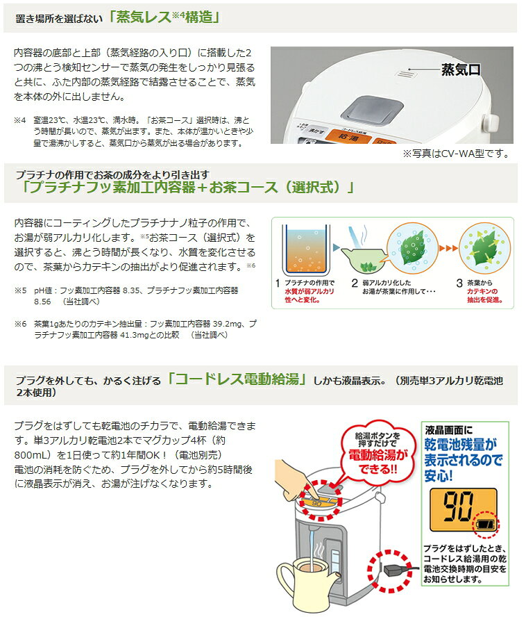 象印 マイコン沸とうVE電気まほうびん プライムブラウン CV-WK22-TZ(1台)
