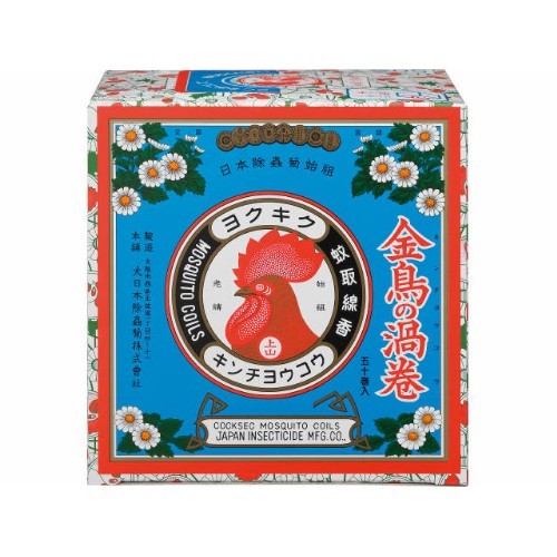 金鳥の渦巻 蚊取り線香 紙函(50巻)