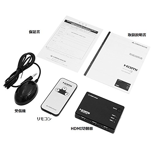 GREEN HOUSE HDMIセレクター GH-HSW301