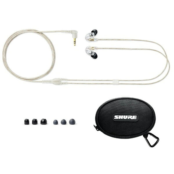 SHURE SE215-CL-A　ヘッドフォン／イヤフォン