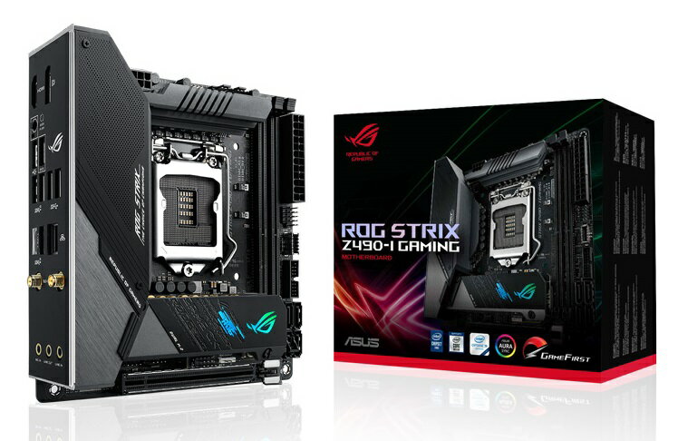 ASUS マザーボード ROG STRIX Z490-I GAMING