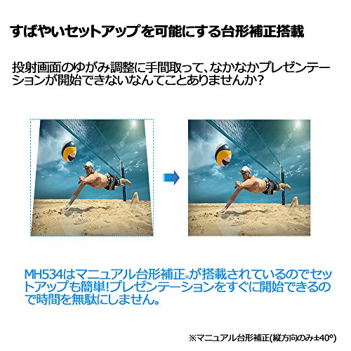 楽天市場】ベンキュージャパン BENQ プロジェクター MH534 | 価格比較