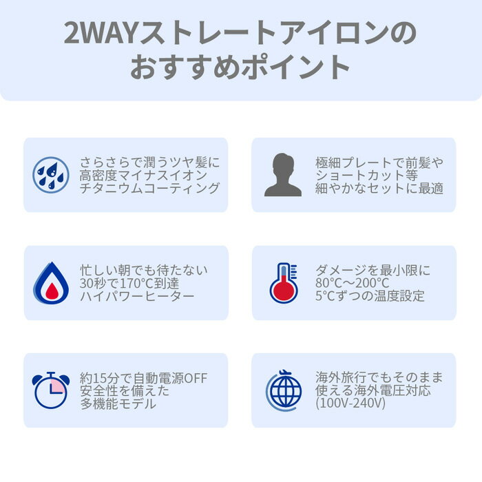 ARETI ストレート カール ヘアアイロン I628BK