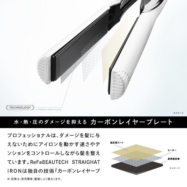 ReFa カールヘアアイロン RE-A102A ホワイト ReFa カールヘアアイロン ホワイト32ミリ