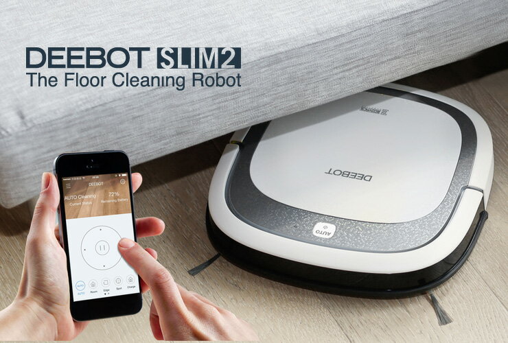 ECOVACS 薄型ロボット掃除機 DEEBOT SLIM2 DA5G 楽天市場】エコバックスジャパン ECOVACS 薄型ロボット掃除機 DEEBOT
