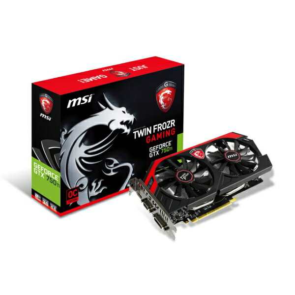 MSI ビデオカード N750TI TF 2GD5/OC