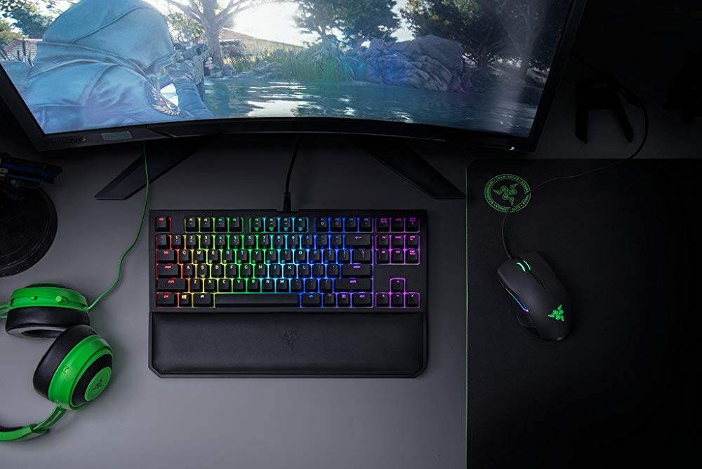 Razer テンキーレスゲーミングキーボード BLACKWIDOW TOURNAMENT EDITION