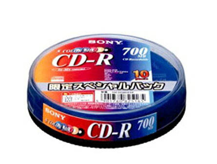 楽天市場】ソニーグループ SONY データ用CD-R 10枚パック 10CDQ80XSP