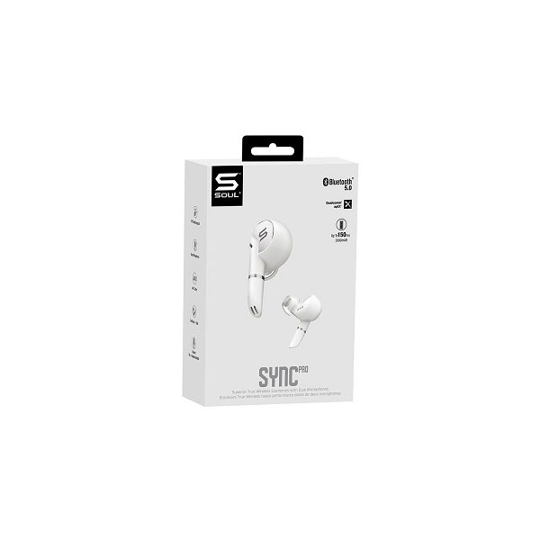 SOUL SYNC PRO ワイヤレスイヤホン 本体 楽天市場】SOUL SYNC PRO 完全ワイヤレスイヤホン WHITE | 価格比較