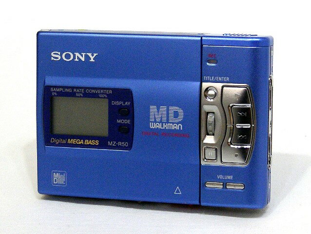 楽天市場】ソニーグループ SONY ポータブルMDプレーヤー MZ-R50