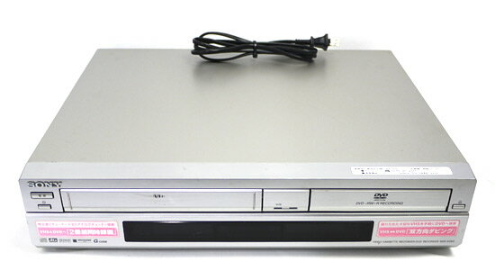 【SONY DVDレコーダー】スゴ録 RDR-VD60 ソニー SONY スゴ録 RDR-VD60 ダビング機能搭載 VHSギア新品交換済み