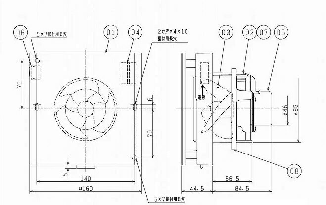 楽天市場】三菱電機 MITSUBISHI パイプ用ファン V-12PPS7 | 価格