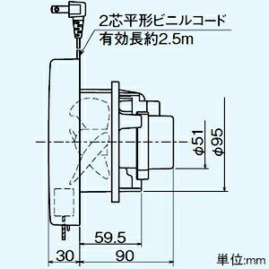 楽天市場】三菱電機 MITSUBISHI パイプ用ファン V-12PPS7 | 価格