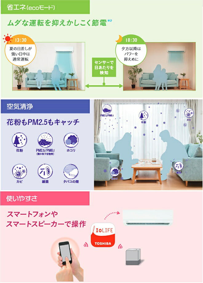 楽天市場】東芝ライフスタイル TOSHIBA 大清快 G-P RAS-G221P(W