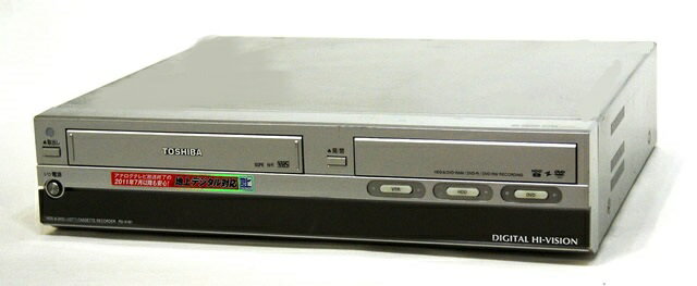 楽天市場】東芝 TOSHIBA VTR一体型 VHS HDD DVD レコーダー RD-Style