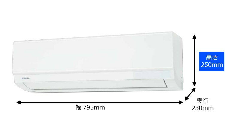 楽天市場】東芝ライフスタイル TOSHIBA エアコン TS RAS-3610TS(W