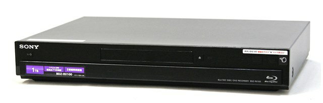 中古 SONYソニー ブルーレイディスク/DVDレコーダー Wチューナー