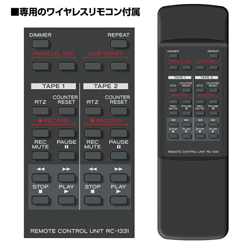 TEAC AD-RW950 CDレコーダー/カセットデッキ TEACのカセットデッキ、AD-RW950のご紹介です。