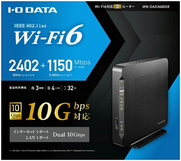 楽天市場】アイ・オー・データ機器 IODATA WN-DAX6000XR/E Wi-Fi 6対応