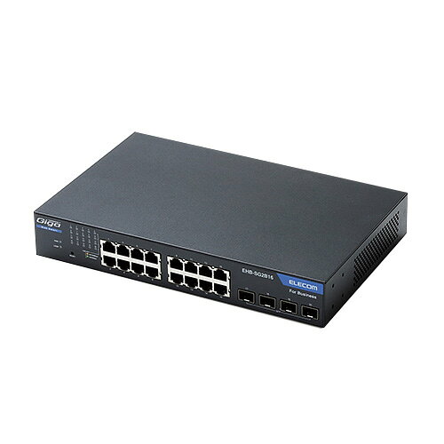 楽天市場】エレコム ELECOM スイッチングハブ 16ポート EHB-SG2B16 