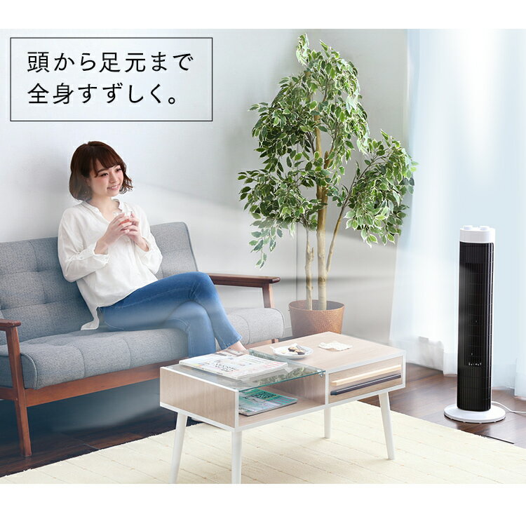 IRIS 扇風機 TWF-M73-W