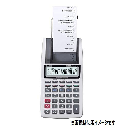 楽天市場】カシオ計算機 CASIO プリンター電卓 HR-8RC-WE | 価格比較