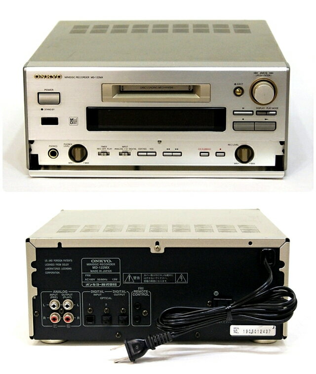 ONKYO MDデッキ　md-122mxセット 楽天市場】ONKYO MDデッキ MD-122MX(S) | 価格比較 - 商品価格ナビ
