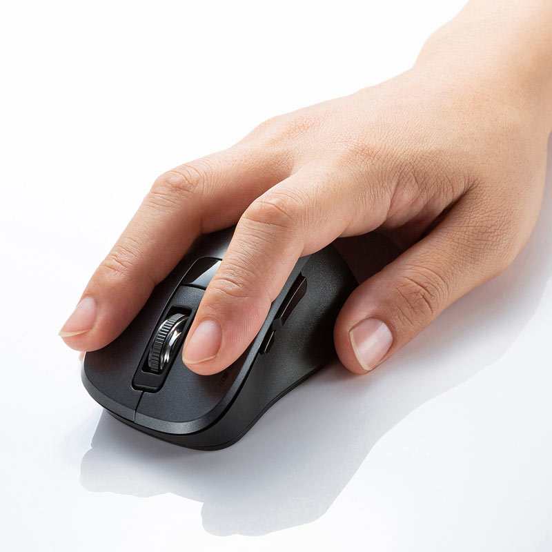 SANWA SUPPLY 静音Bluetooth 5.0 ブルーLEDマウス MA-BTBL155BK