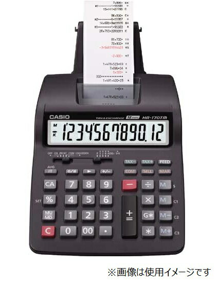 CASIO セミデスクタイプ プリンター電卓 HR-170TM-BK-N 楽天市場】カシオ計算機 CASIO プリンター電卓 HR-170TM | 価格比較
