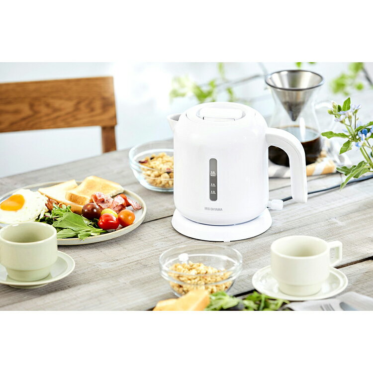 IRIS 電気ケトル IKEB-800-W
