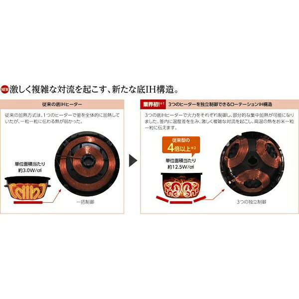 ZOJIRUSHI 圧力IH炊飯ジャー 炎舞炊き NW-KA18-WZ