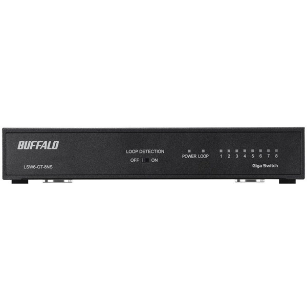 バッファロー LSW6-GT-8NS/BK