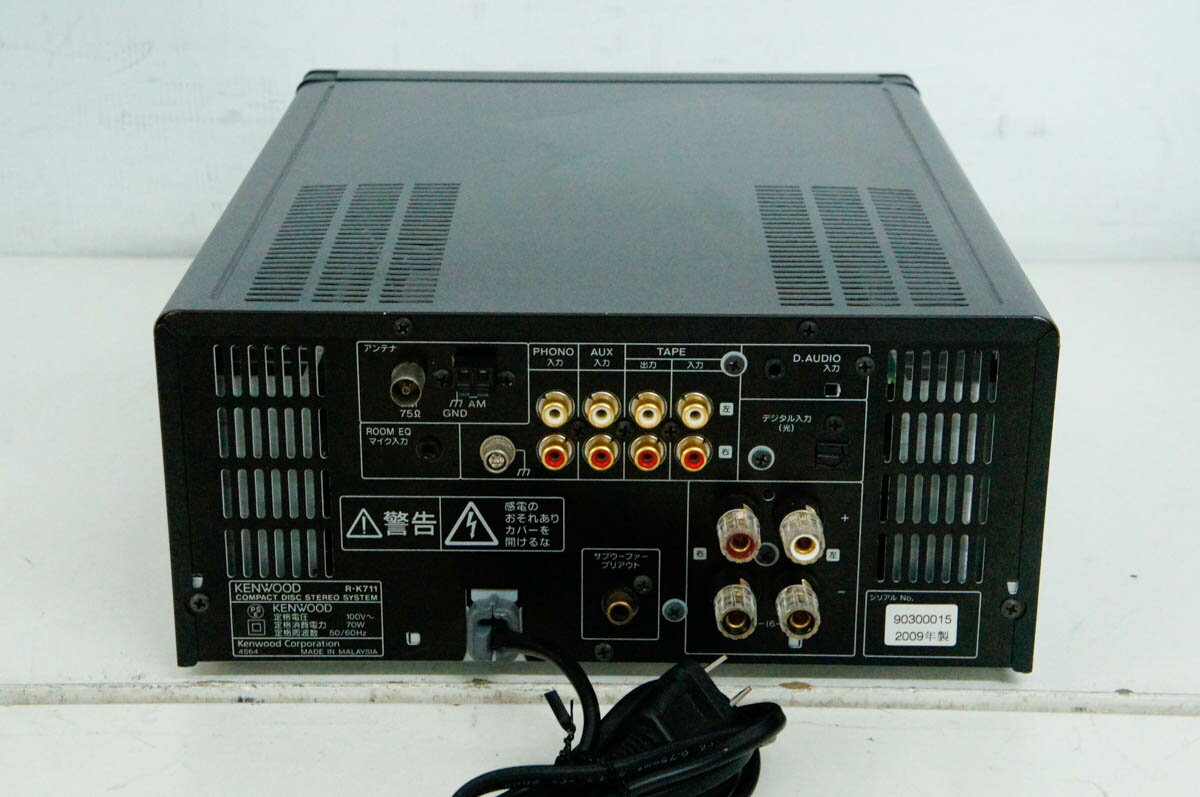 楽天市場】JVCケンウッド KENWOOD CD/MDレシーバー R-K700-S